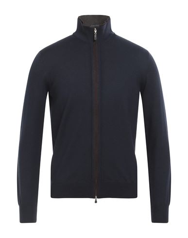 Man Cardigan Midnight blue Size 36 Virgin Wool