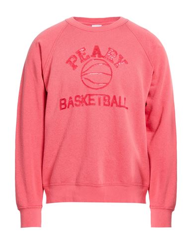 Man Sweatshirt Coral Size M Cotton, Polyester