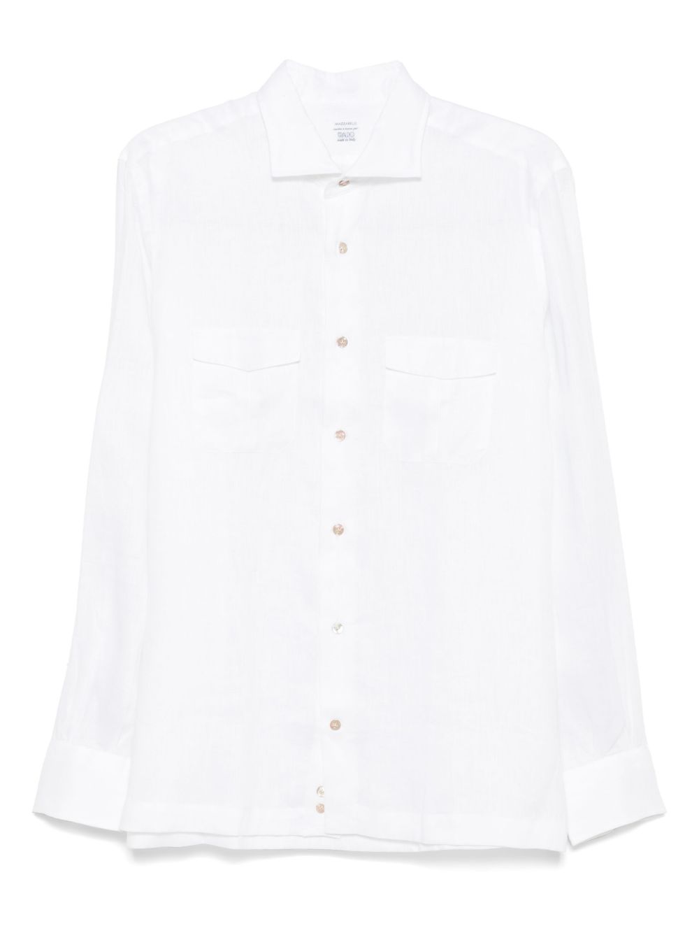 Mazzarelli linen shirt - White