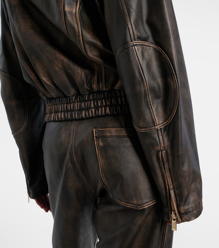 Leather jacket