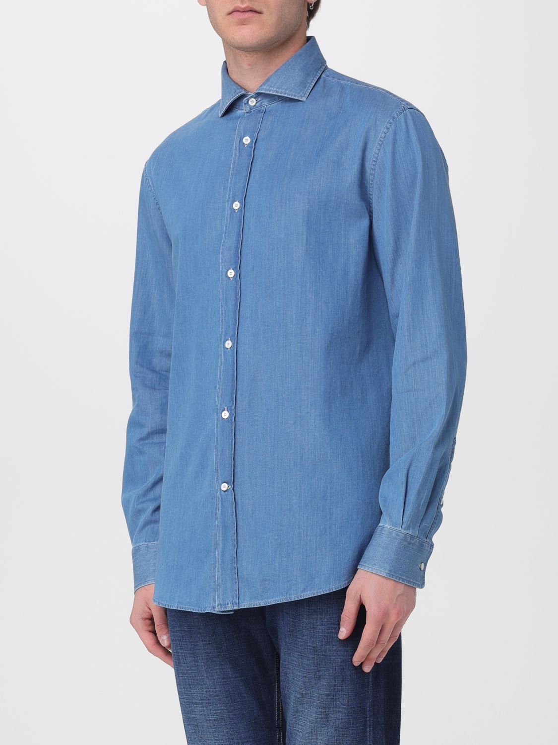 Shirt Men color Stone Bleached