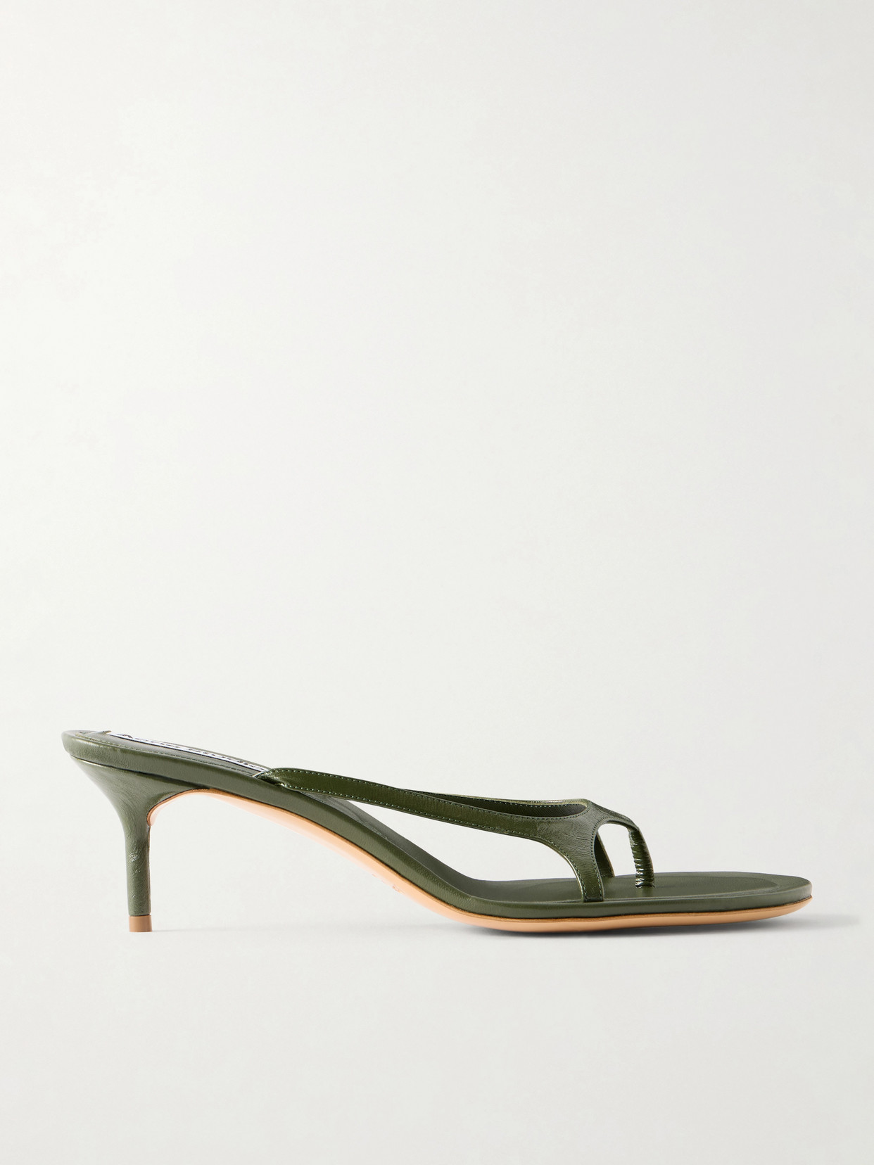 Patent-leather Sandals - Green