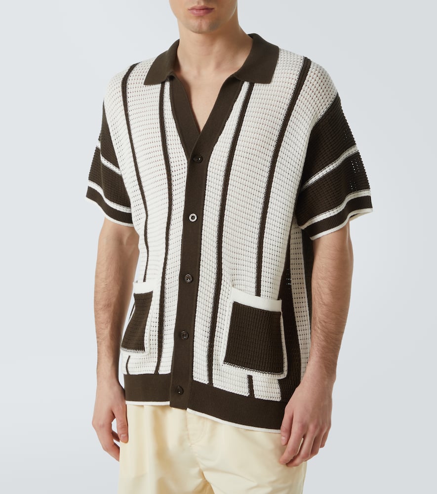 Fabricio cotton crochet cardigan