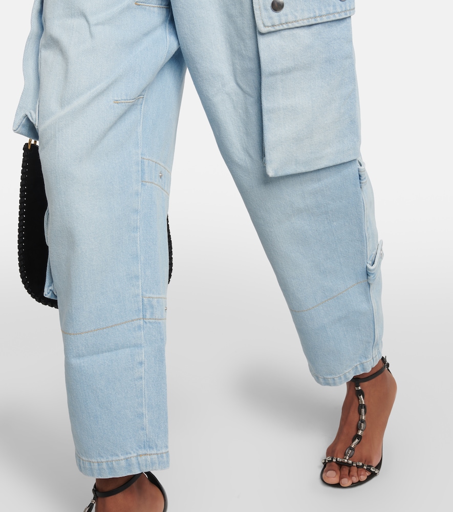 Isabel Marant Elore denim cargo pants