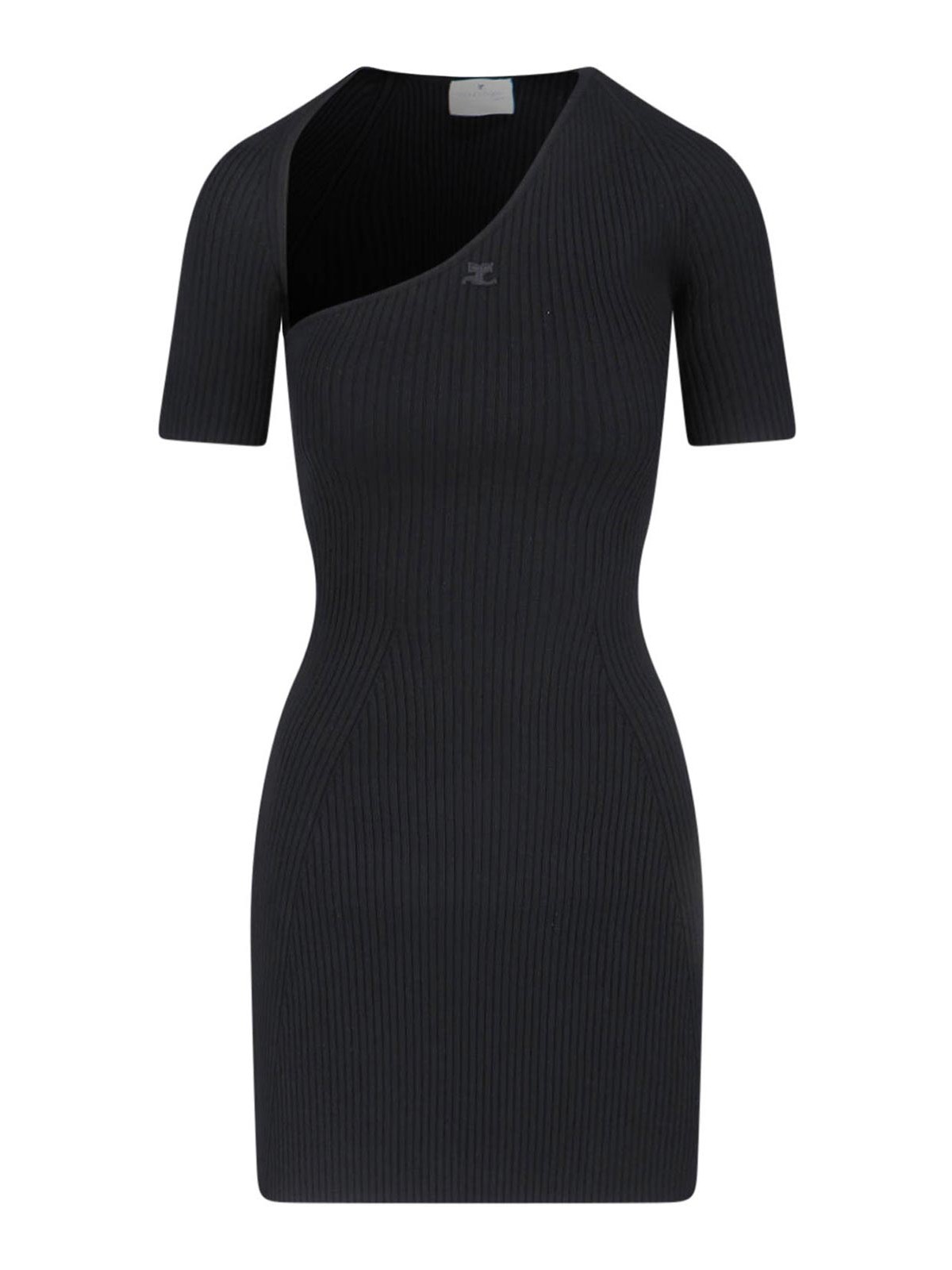 Slash Mini Dress