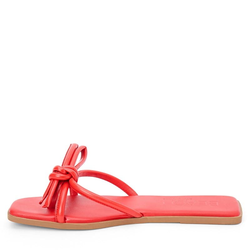 Women's Ruthie Knotted Sandals (Red)