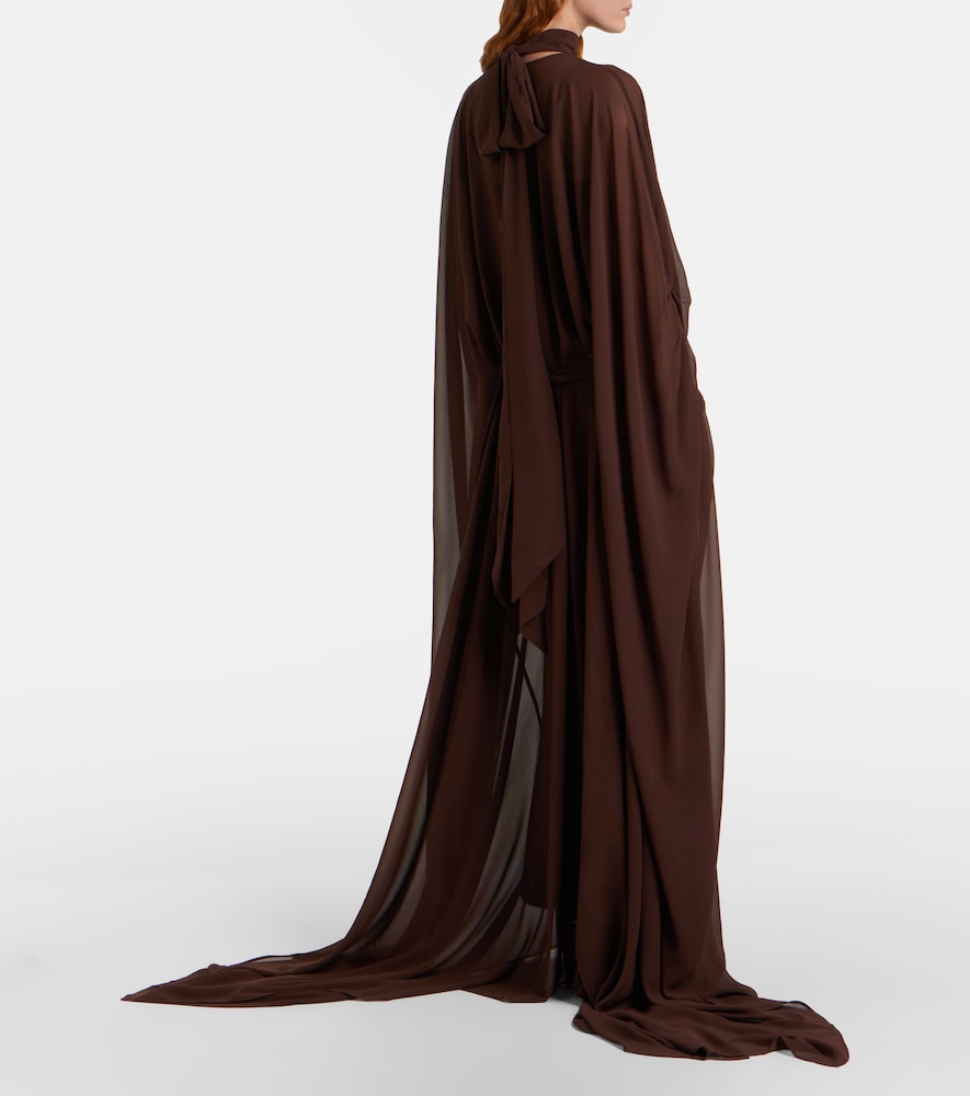 Nila chiffon gown