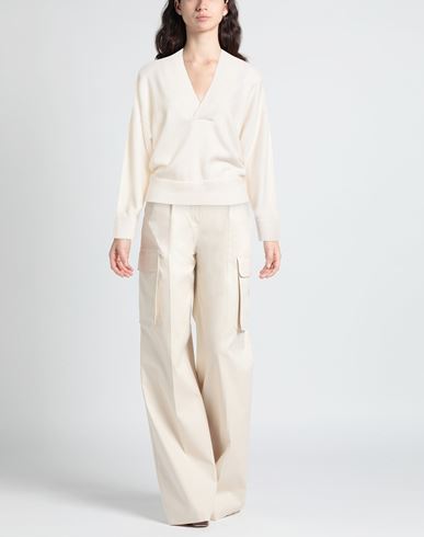 Woman Sweater Cream Size M Cashmere