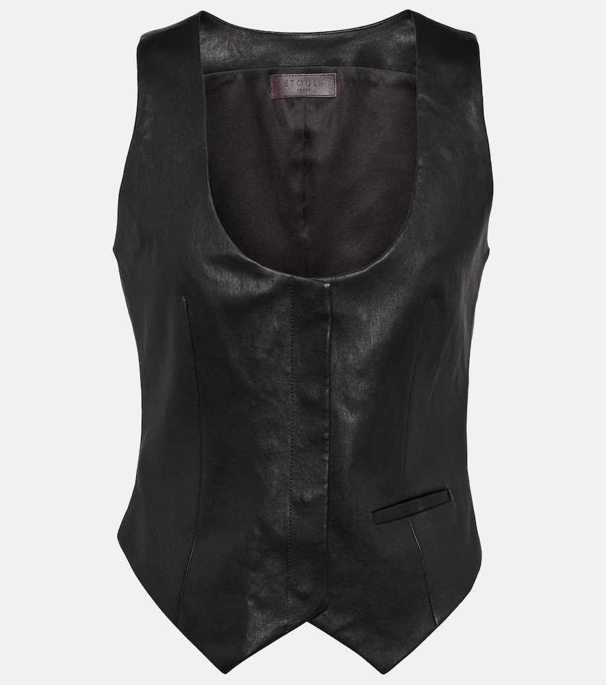 Adrian leather vest
