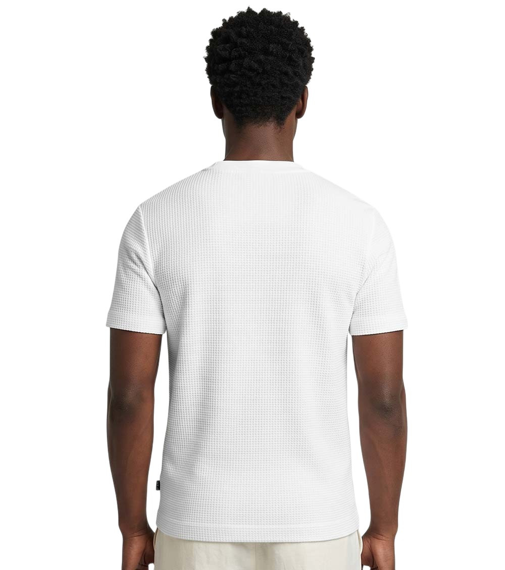 White Solid Crew Neck T-Shirt