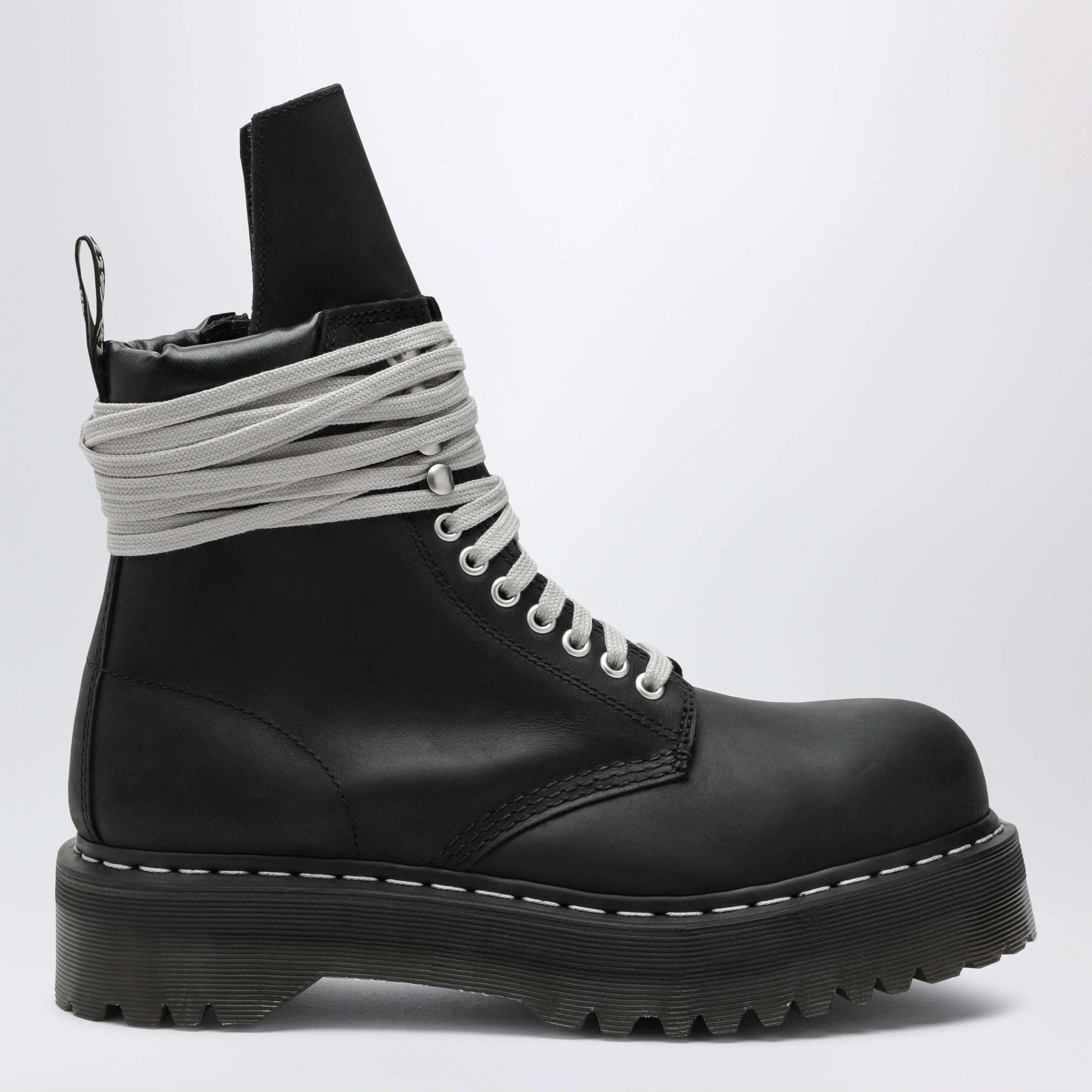 Black Quad Sole Steel Toe boots