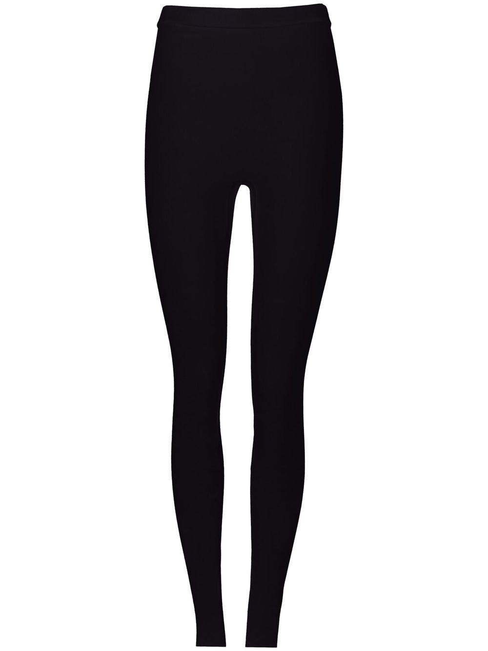 Logo-plaque stretch-fit leggings - Black