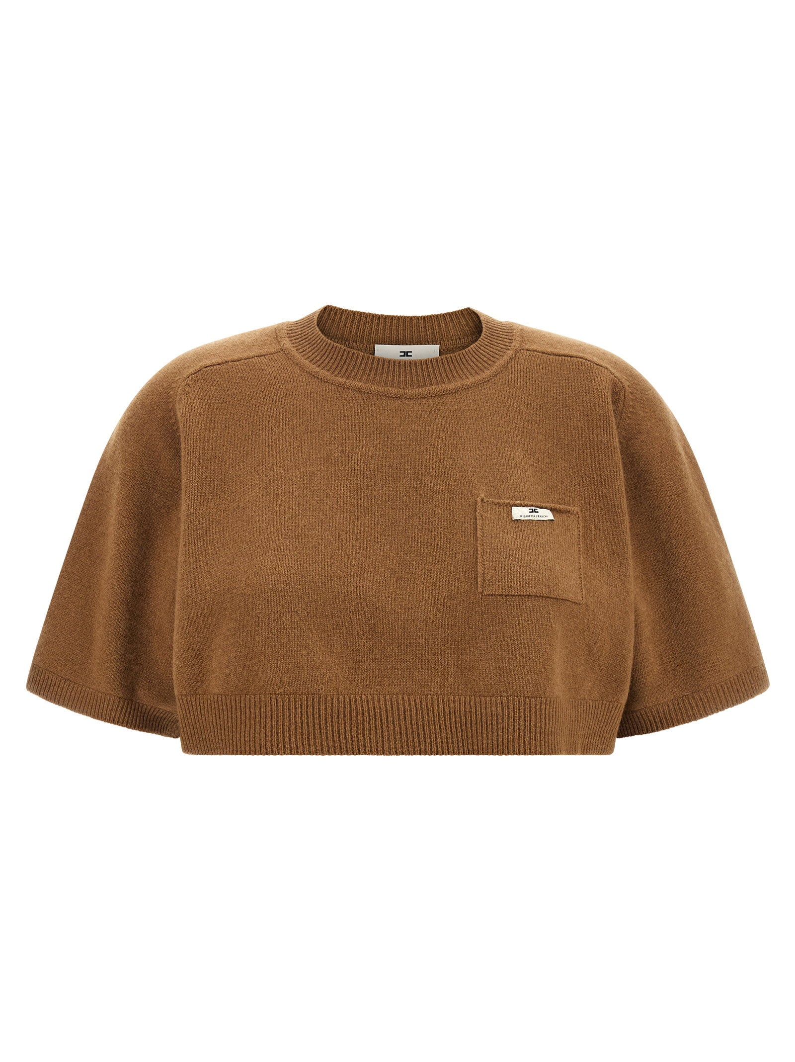 Wool and Cashmere Blend Sweater — camel