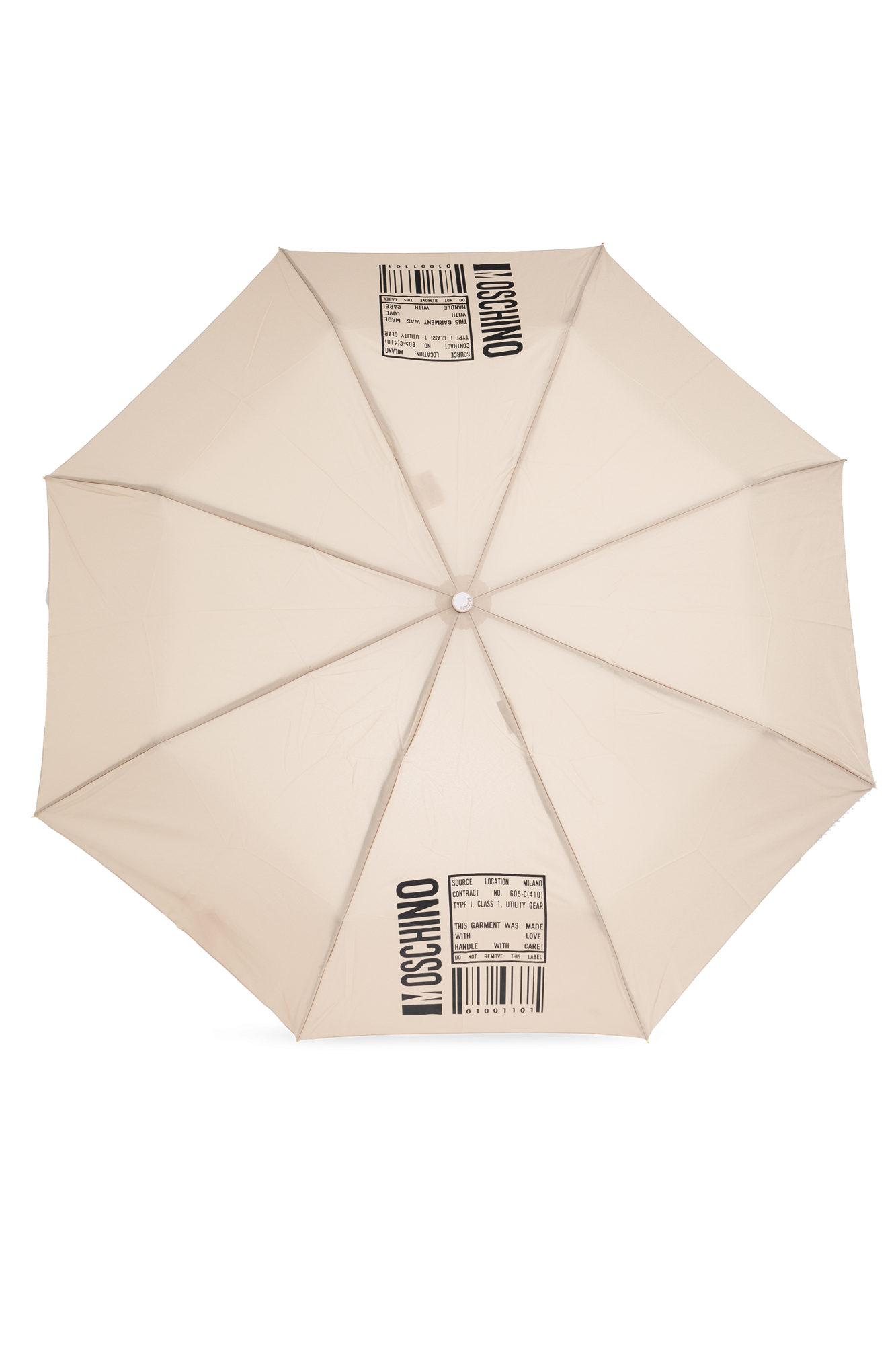 Umbrella With Logo, Unisex, Beige