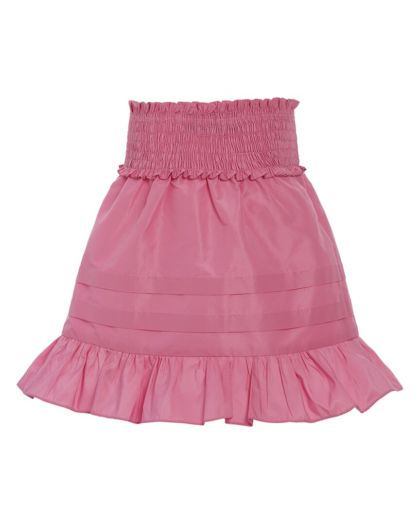 Diana Taffeta Smocked Skirt