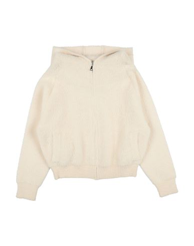 Kid Kid Girl Cardigan Cream Size 14 Polyamide, Viscose, Acrylic, Polyester