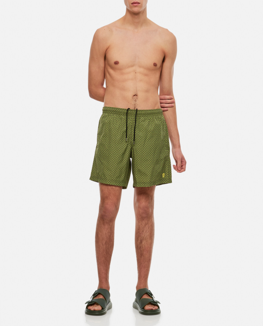 Dots Skull Swimshorts
