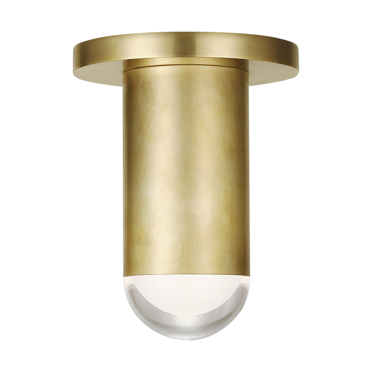 Ebell 1-Light 5.70"H LED Flush Mount in Natural Bra
