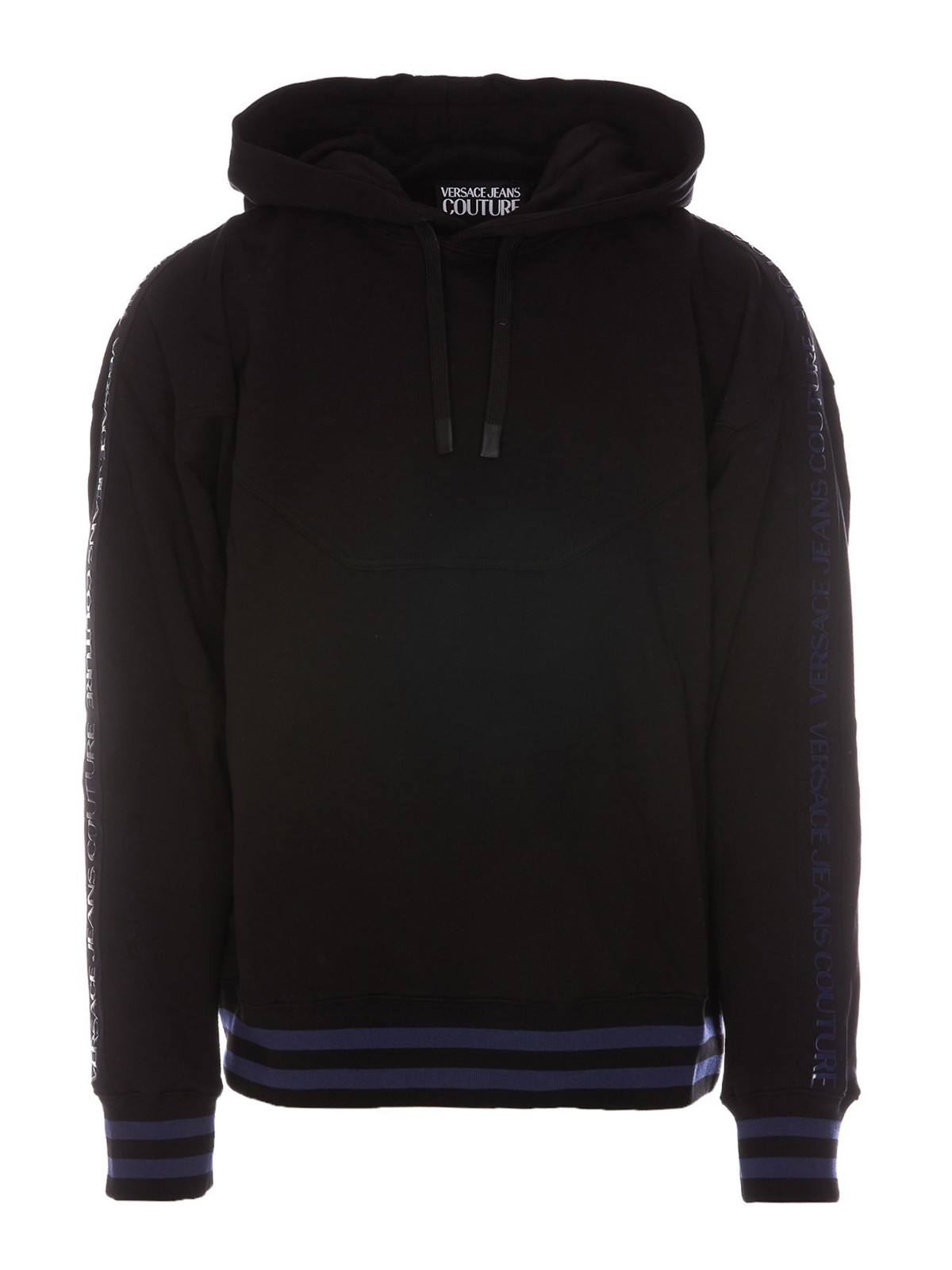 Front logo patch hoodie