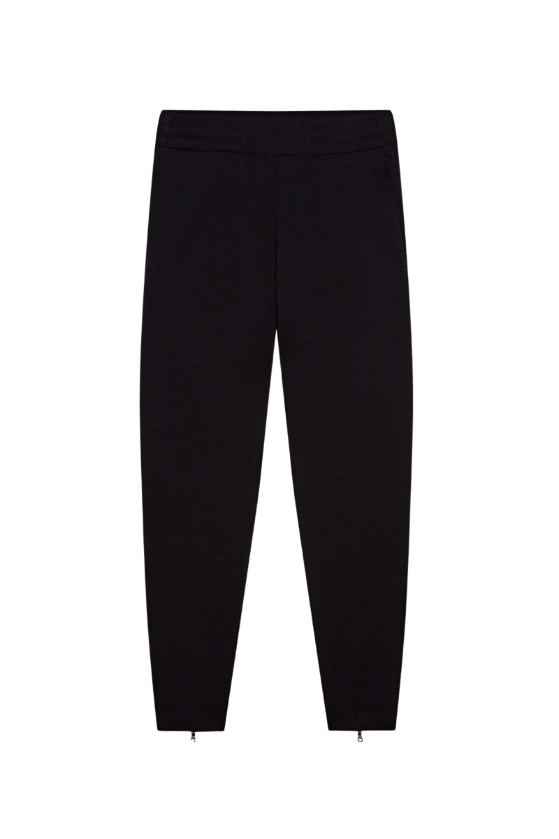 Merino Wool Tech Joggers — Black