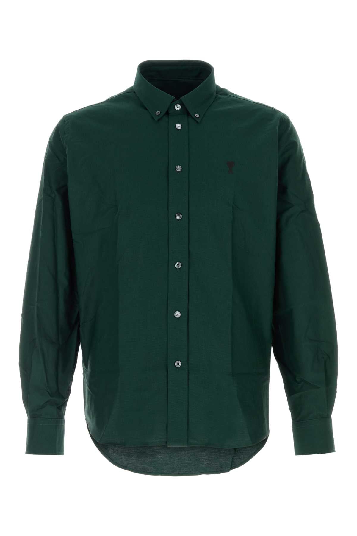 Oxford Cotton Shirt — Green