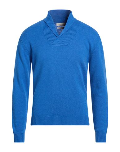 Man Sweater Azure Size L Wool