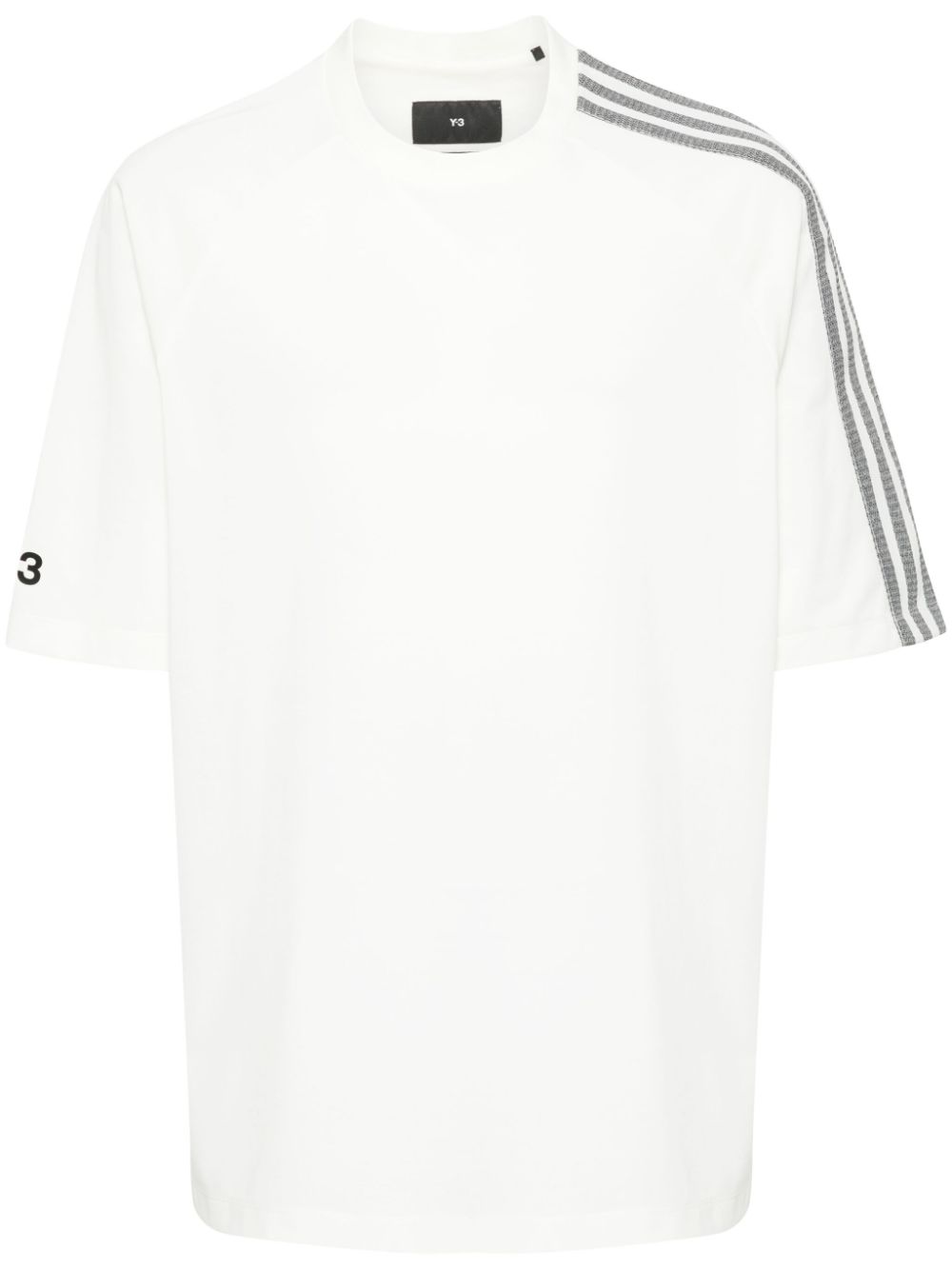 Closure jersey T-shirt - Neutrals
