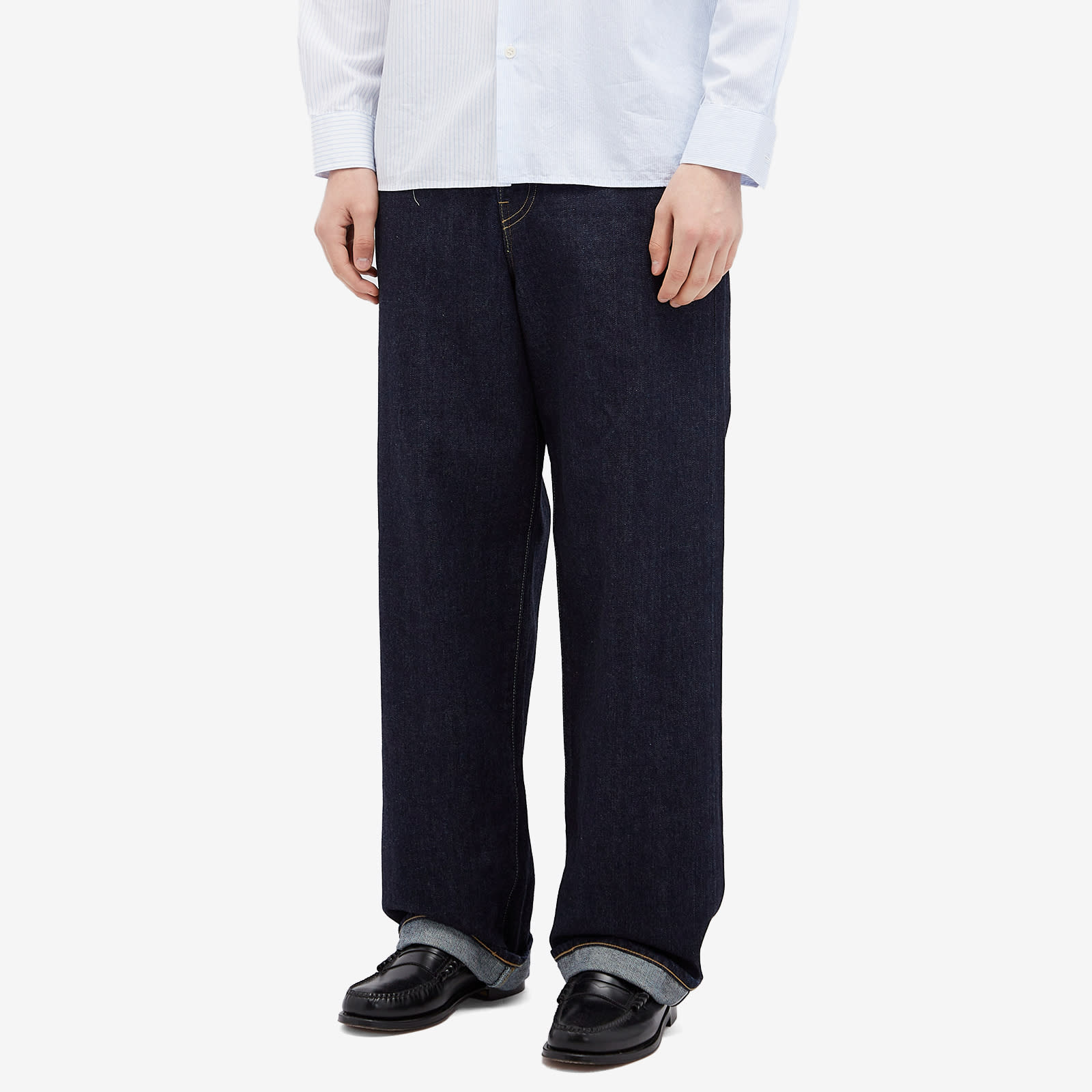 Edwin Men's Wide Pant in Blue Rinsed