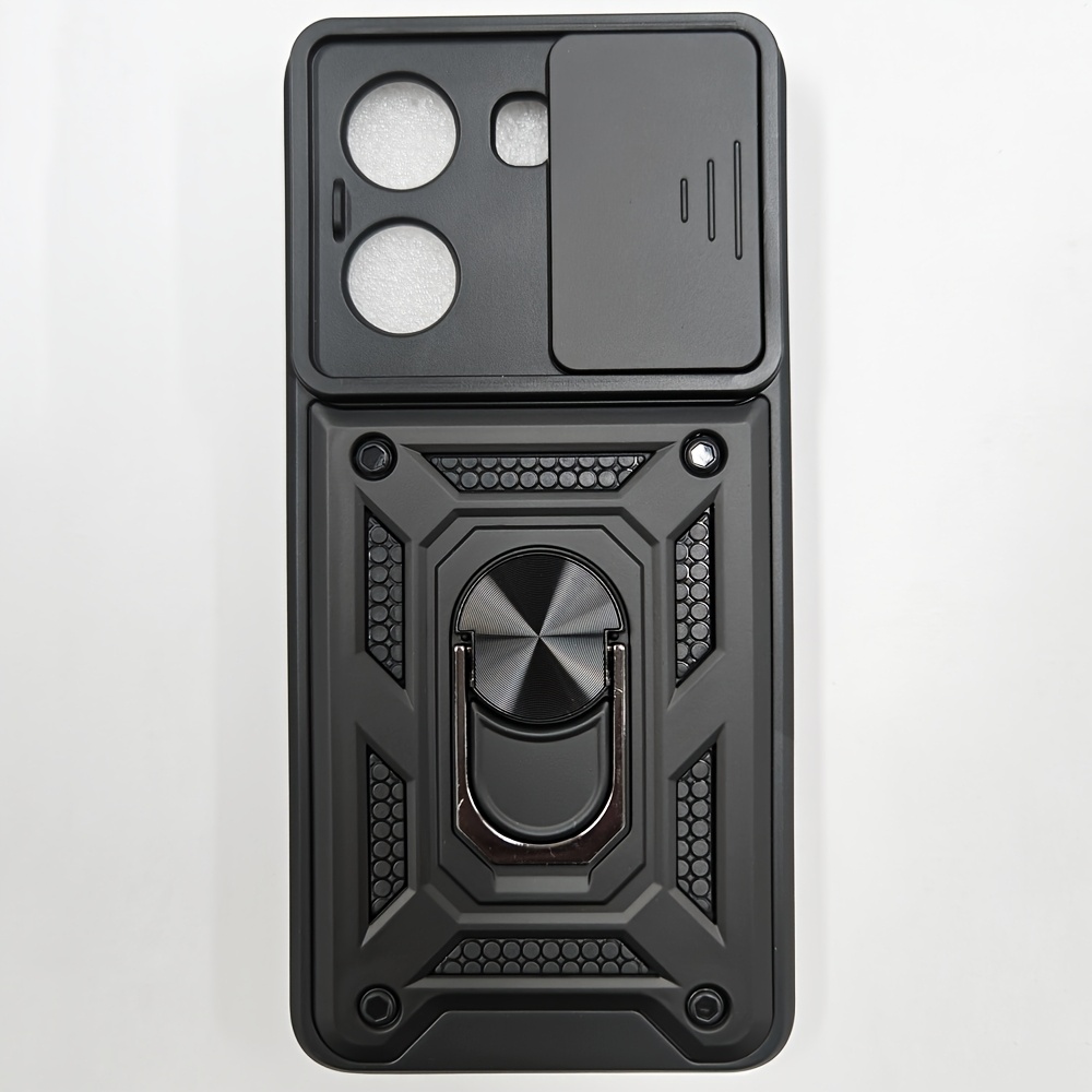 TEMU Shockproof Protector Heavy Hard Case With Metal Stand For Poco X7 Pro X6 Pro F6 Pro C75 C