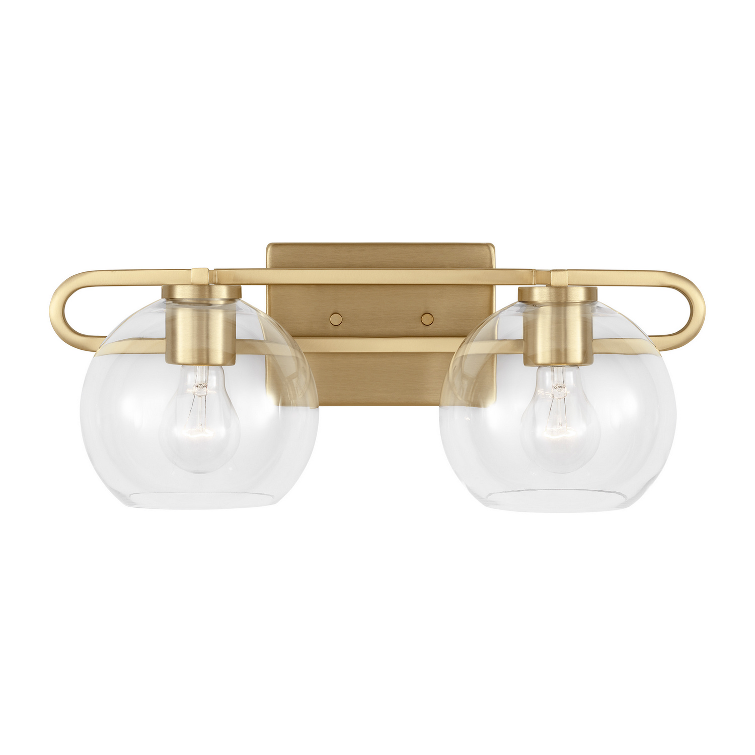 Codyn 2-Light Bathroom Vanity Light in Satin Bra