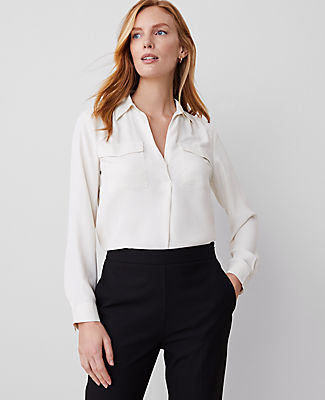 Ann Taylor Petite Camp Shirt