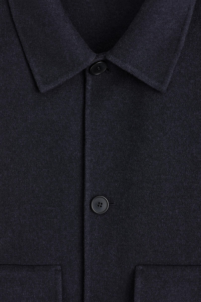 Double-Faced Wool-Blend Bomber Jacket