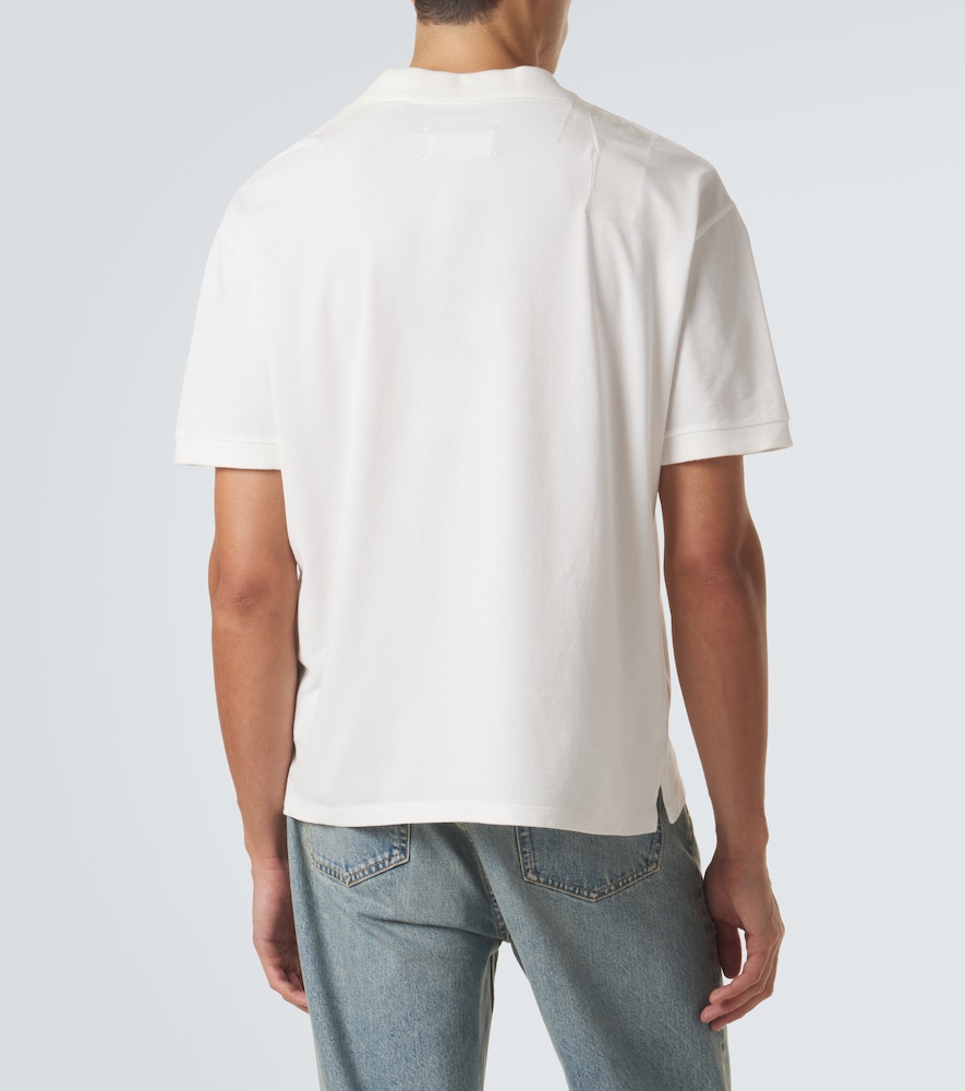 Cotton piqué polo shirt