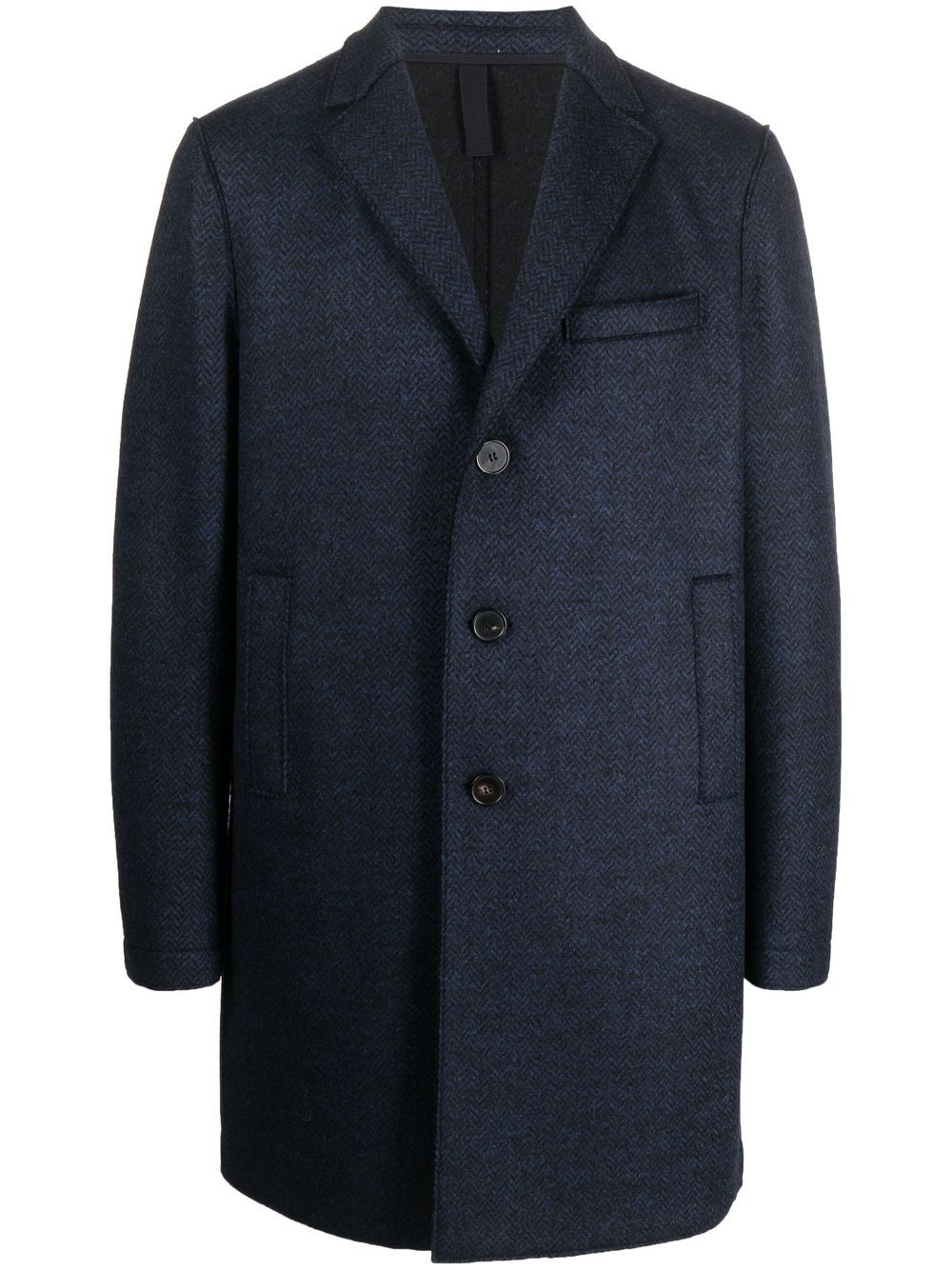 Single-breasted overcoat - Blue