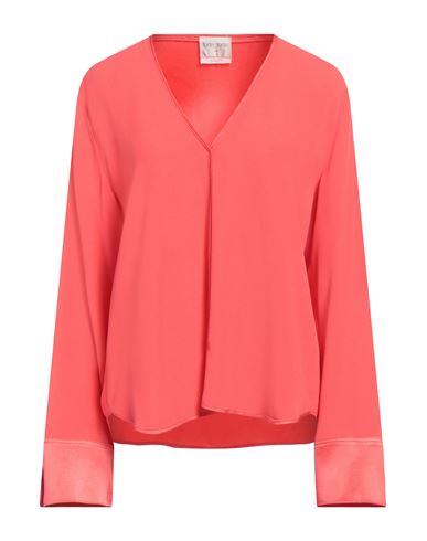 Forte_forte Woman Top Coral Size 3 Acetate, Viscose
