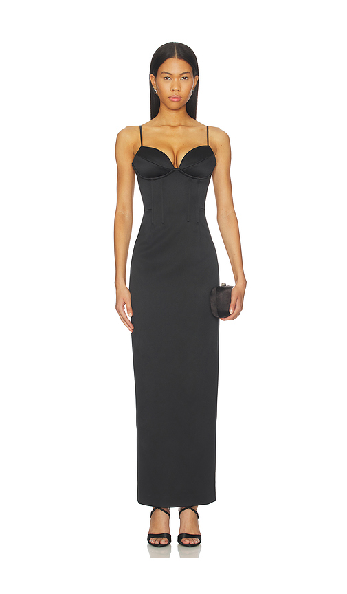 NBD Agnes Gown in Black. L also in XS, S
