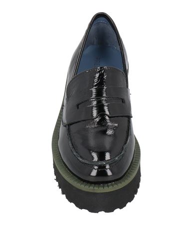 Woman Loafers Black Size 7 Leather