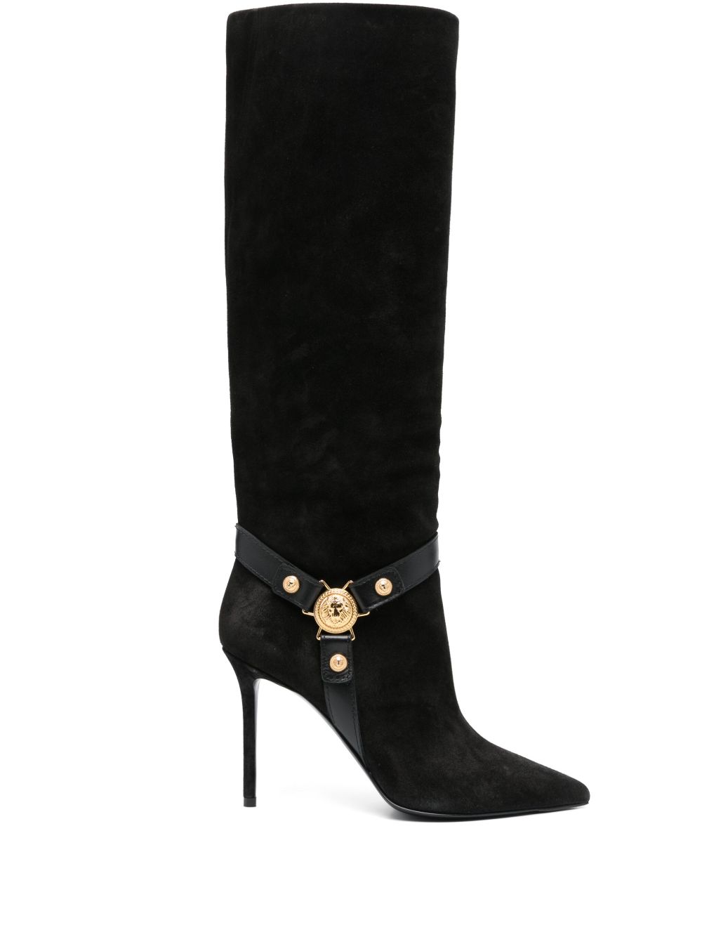 Balmain Pre-Owned 100mm Eva boots - Black
