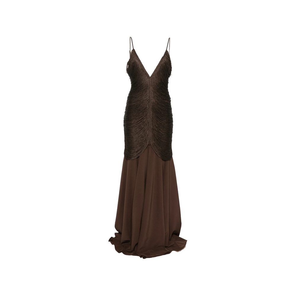 Nostalgia V-neck Maxi Dress