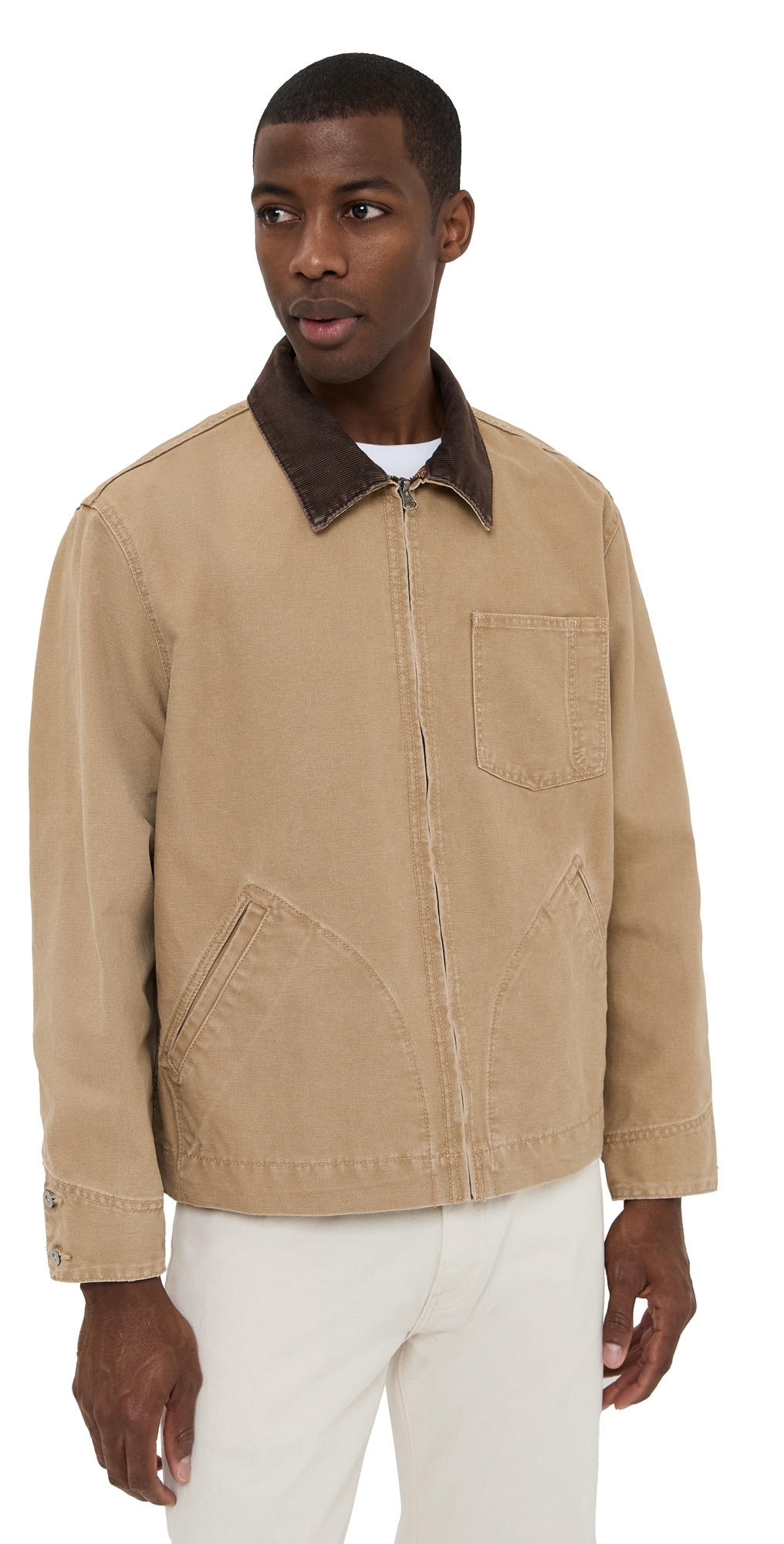 Full Zip Mechanics Trucker Jacket Scary Tiger's Eye 