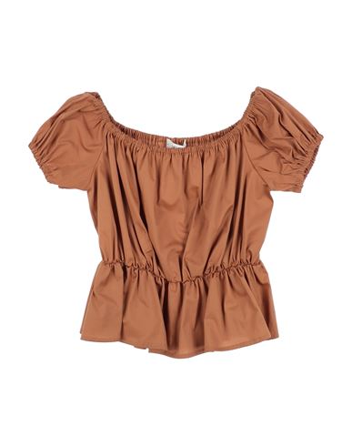 Kid Girl Top Camel Size 12 Cotton, Elastane