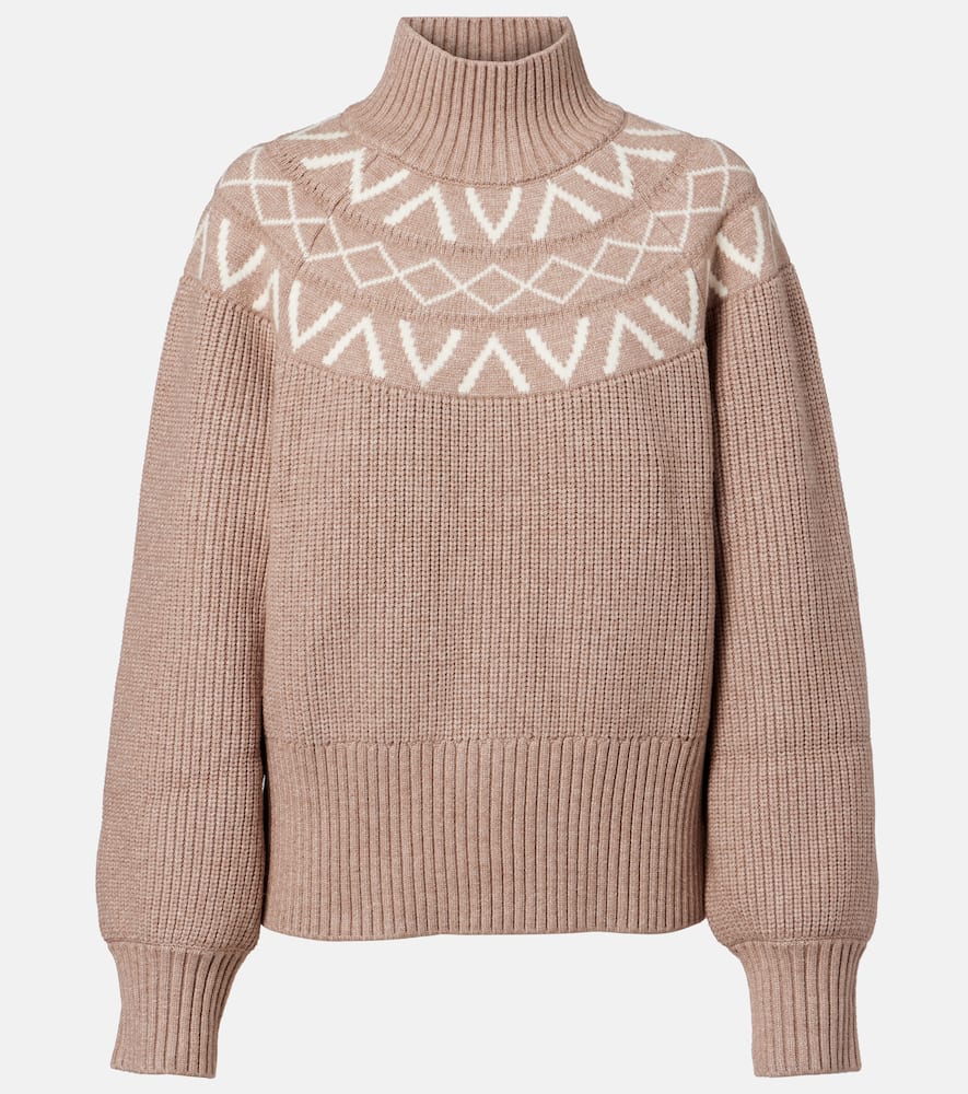 Marcie ribbed-knit turtleneck sweater
