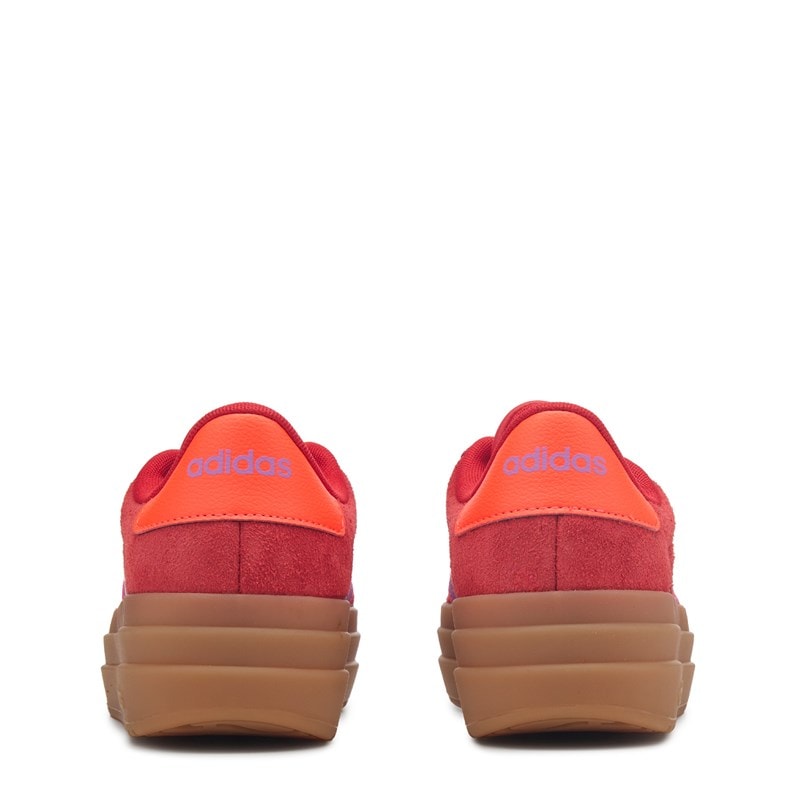 Adidas | Women's Vl Court Bold Platform Sneakers (Red/Purple/Red/Gum) |  Realry