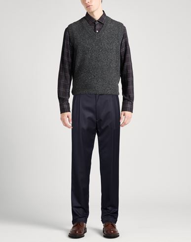 Man Pants Midnight blue Size 38 Virgin Wool