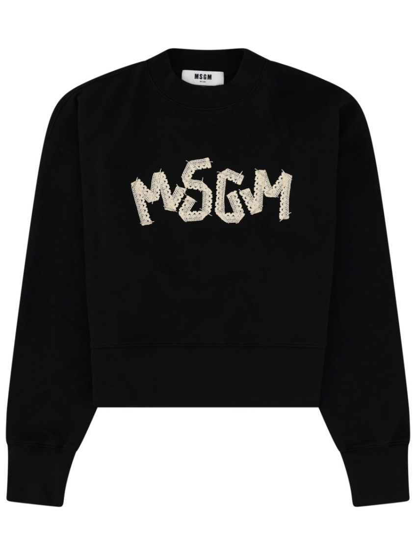 MSGM - crew neck long sleeve knit top