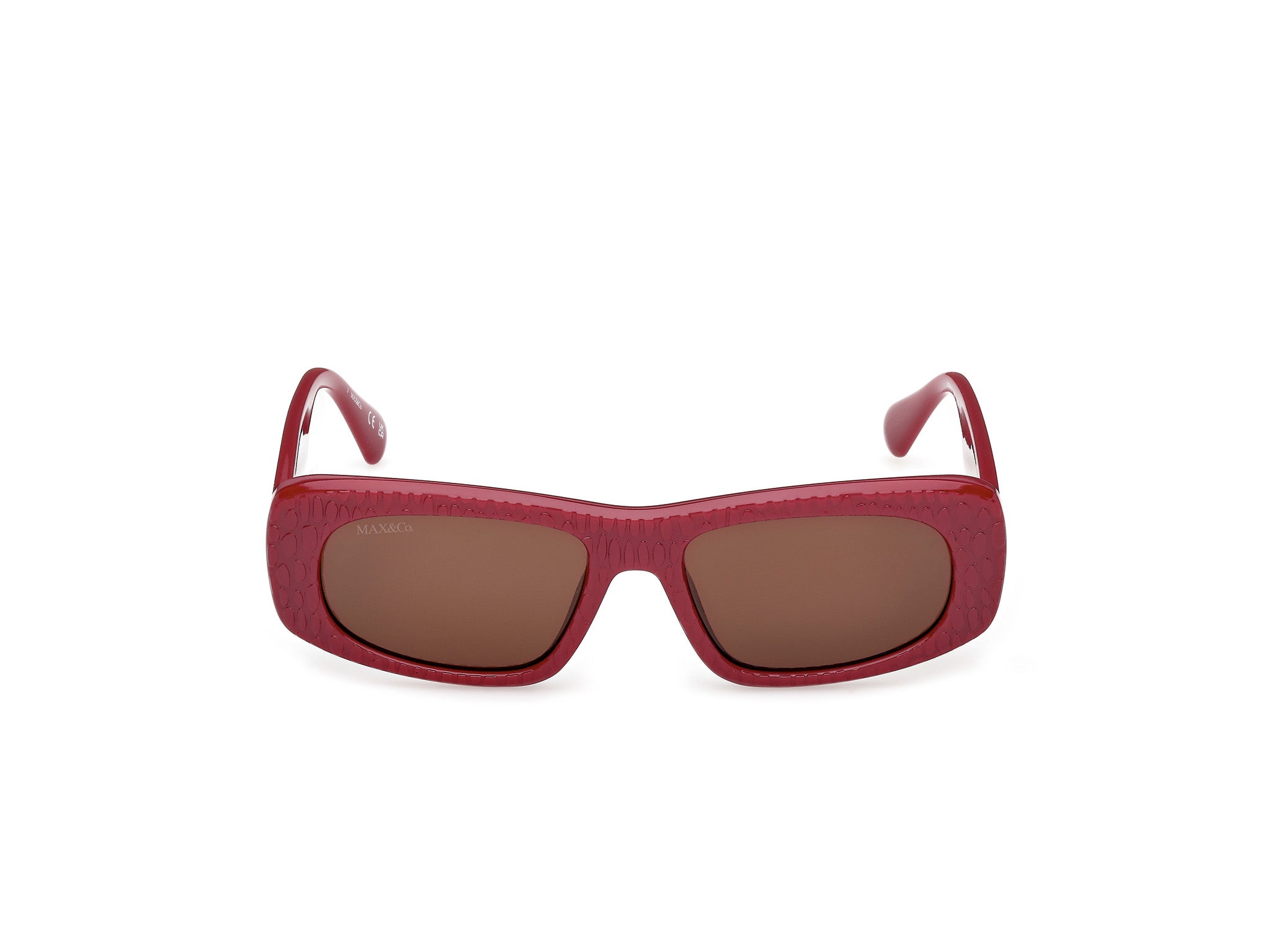 MAX&Co Mujer MAX&Co MO0142 69E Gafas de sol Inyectado Burdeos Marrón Cuadrada Norma