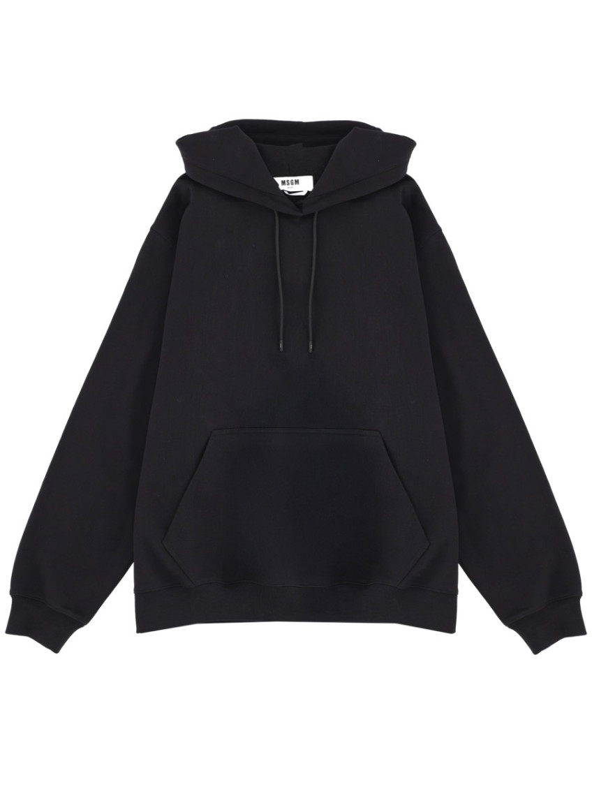 MSGM - hooded knitwear kangaroo pocket