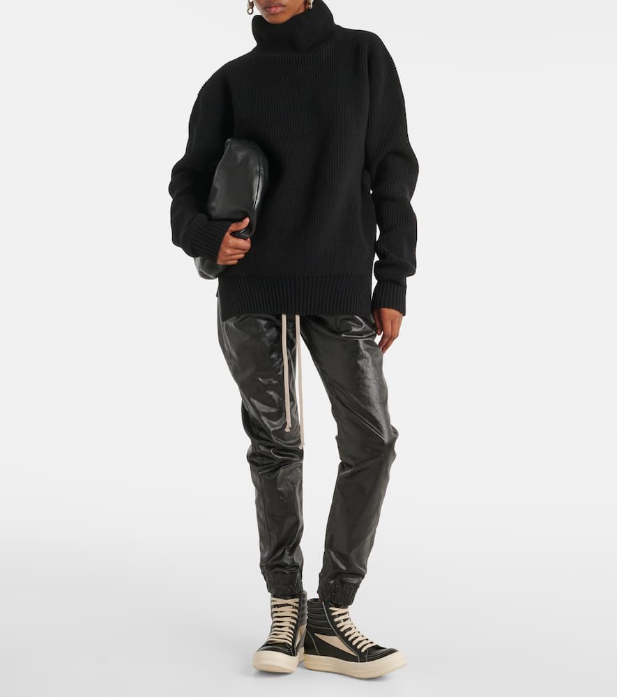 Rick Owens Vintage leather high-top sneakers