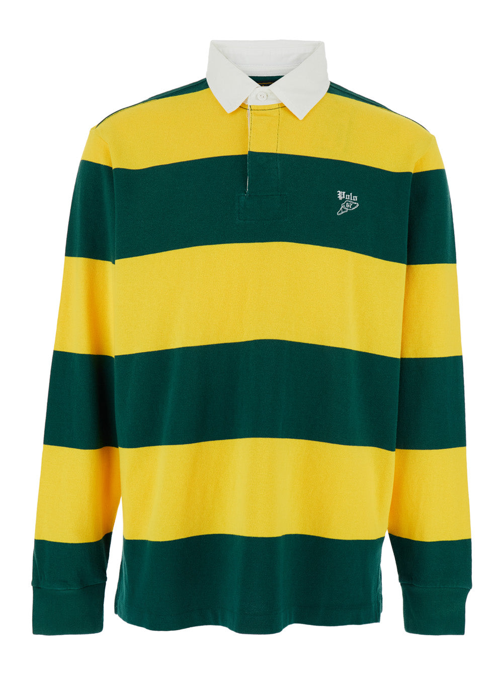 Striped Polo Shirt — Multicolor