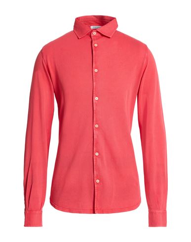 M. bardelli Man Shirt Coral Size L Cotton
